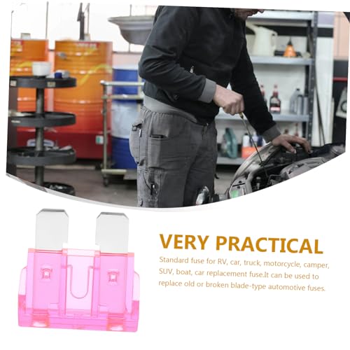 Kit de fusibles automotrices Alipis, 25 piezas, tipo cuchilla para auto, camión, RV y motocicleta, diseño de reemplazo confiable con identificación fácil miniatura 2