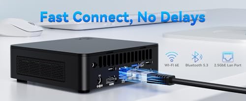 Image of Customized ASUS NUC 13 Pro Slim Mini PC Desktop, Intel Core i5-13420H CPU, 8GB / 16GB / 32GB / 64GB RAM, 256GB / 512GB / 1TB / 2TB SSD, 4K Display, HDMI, Wi-Fi 6, Win11 Pro, MS Office for The Web