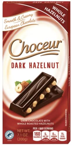 Choceur Smooth & Creamy European Chocolate 7.1oz (200g (Dark Hazelnut)