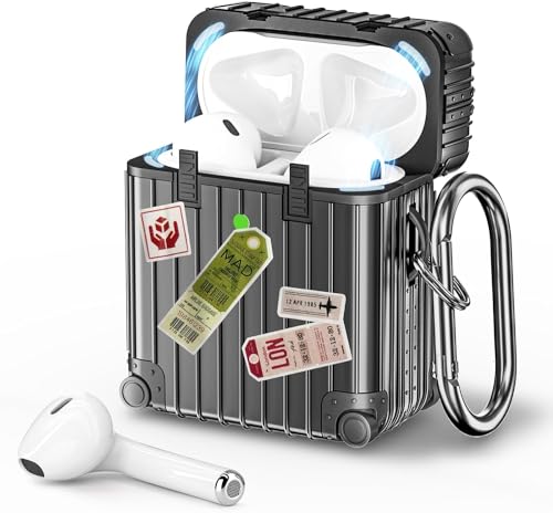 VISOOM AirPods Pro Hülle Mit Game Design - Lustige Silikon Case Mit Schlüsselbund