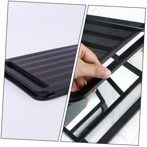 Miroir double face portable en ABS pour coiffeur et barbier