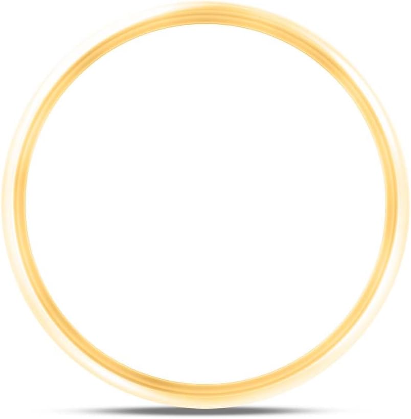 10K Gold Wedding Band Rings for Men & Women – 3MM 4MM 5MM 6MM Plain Gold Bands – Yellow & White Gold – Classic Comfort Fit Unisex Rings - Image 3