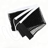 1,8 m Filet de Ping Pong en PE avec Bord Noir,Filet Rétractable de Tennis de Table pour Intérieur et Extérieur, Léger et Durable, pour Les Parties Récréatives et Compétitives