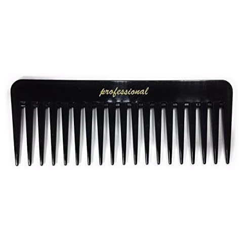 niavida Strähnenkamm grobe Zahnung Lockenkamm schwarz 15 cm Afrokamm Cover