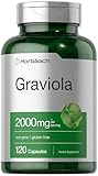 Horbäach Graviola Capsules | 120 Count | Non-GMO, Gluten Free | Soursop (Annona Muricata)