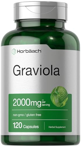 Horbach Graviola Capsules | 120 Count | Soursop (Annona Muricata)