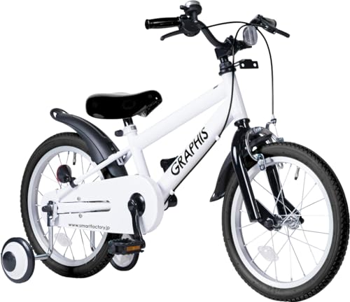 GRAPHIS GR-001child 子供用自転車 16インチ ホワイトブラック