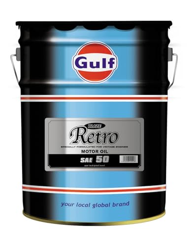 Amazon | ガルフ(Gulf) エンジンオイル BLAZE Retro #50 SE/SF/SG/CF