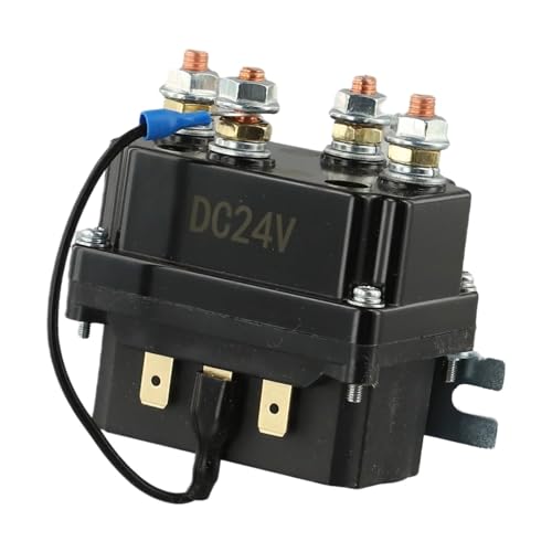 1pc Winch Solenoid Relay for ATV UTV SUV Winch Remote Control Power Tools Waterproof 24V 250A Magnetic Contactor Relay