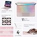 typecase Edge Keyboard Case for iPad Air 11-inch(M3/M2, 2025/2024), iPad Pro 11-inch(4th/3rd/2nd/1st Gen) & iPad Air 10.9-inch 5/4th Gen, Multi-Touch Trackpad, 11-Color Backlight, Light Regal Pink