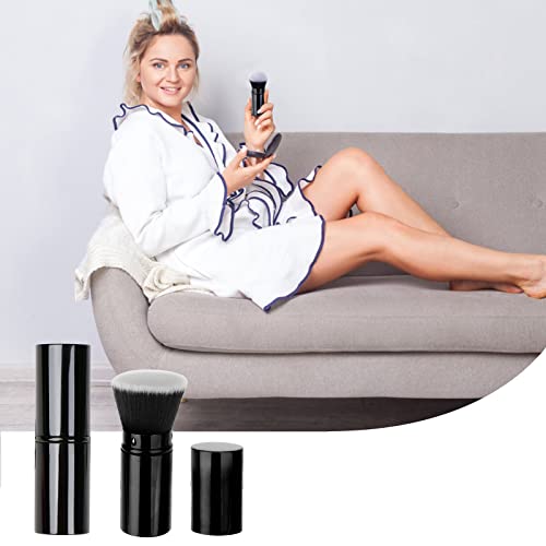 Unimeix Retractable Kabuki Makeup Brushes Foundation Brush Travel Face Kabuki Makeup Brush For Liquid, Cream And Flawless Powder Cosmetics #TOP3