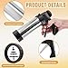 Stainless Steel Cookies Press, Cookie Press Gun Kit, Spritz Maker With 8 Piping Tips and 13 Discs for DIY Biscuit for DIY Biscuit Cake Dessert Making(Sliver,Size:8.66inch)