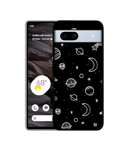 Image of Amazon Brand- Solimo Solar System Premium 2D Printed Metal Back Case Compatible with Google Pixel 7A 5G