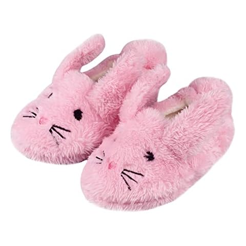 LACOFIA Toddler Girls Warm Plush Slippers Cover