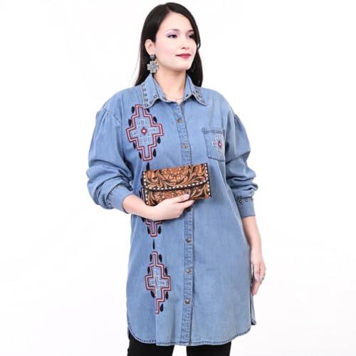 American Darling Wallet Hand Tooled Genuine Leather Women Bag Western Handbag Purse | Womens Handbags |Leather for Summer2