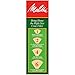 Melitta #2 Cone Coffee Filters, Unbleached Natural Brown, 100 Total Filters Count - Packaging May Vary
