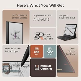 BOOX Note Air5 C 10.3 Pollici ePaper Reader 64GB Android 15 Colore E-Ink Tablet