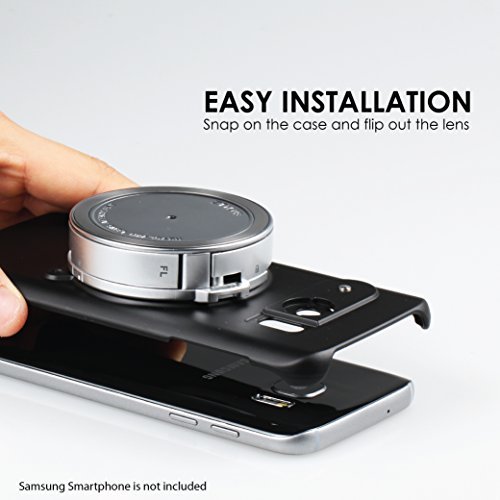 Ztylus Samsung Galaxy S7 Edge Black Camera Kit For Smartphone Photo & Video: Case, 4 In 1 Revolver Lens (Wide Angle, Macro, Fisheye, And Cpl Lenses) #TOP1