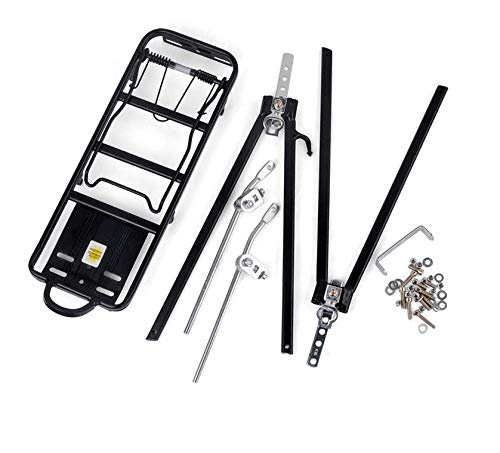 Free-Fly Bike Cargo Rack Cargo Universal Adjustable Bicycle Rear Luggage Touring Carrier Racks 55Lbs Capacity Quick Release Mountain Road Bike Pannier Rack thumb #4