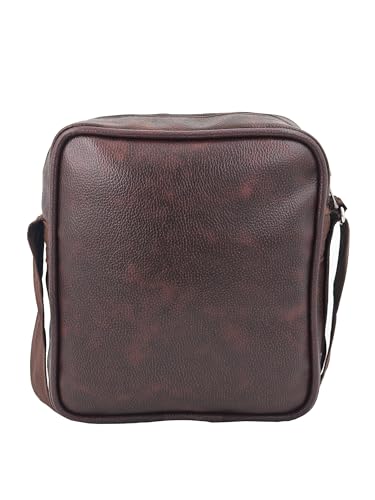 Image of Stylish PU-Leather Sling Cross Body Travel Office Messenger One Side Shoulder Bag for Men, Women & Boy