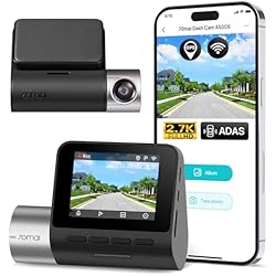 Amazon.com: 【70mai Dash Cam A500S + UP03 + 64G SD Card】 Smart