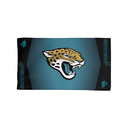 Jacksonville Jaguars NFL Hussle Micro Fiber Sports Towel 24 x 42 Inches