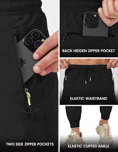Mens Jogger Lightweight Athletic Workout Pants Quick Dry Breathable Track Jogging Sweat Pants for Exercise Gym3