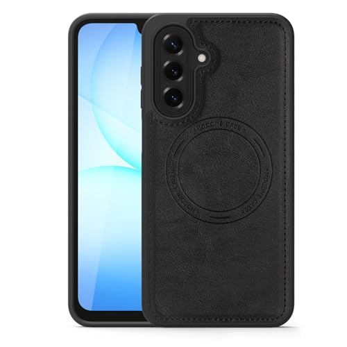 Samsung Galaxy A26 �ƌ݊����̂��郌�U�[���C�P�[�X�AGalaxy 6.7 �C���`�p�X�����ϏՌ��ی쏝���ɂ����J�o�[�A���C�����X�[�d���T�|�[�g(Black)