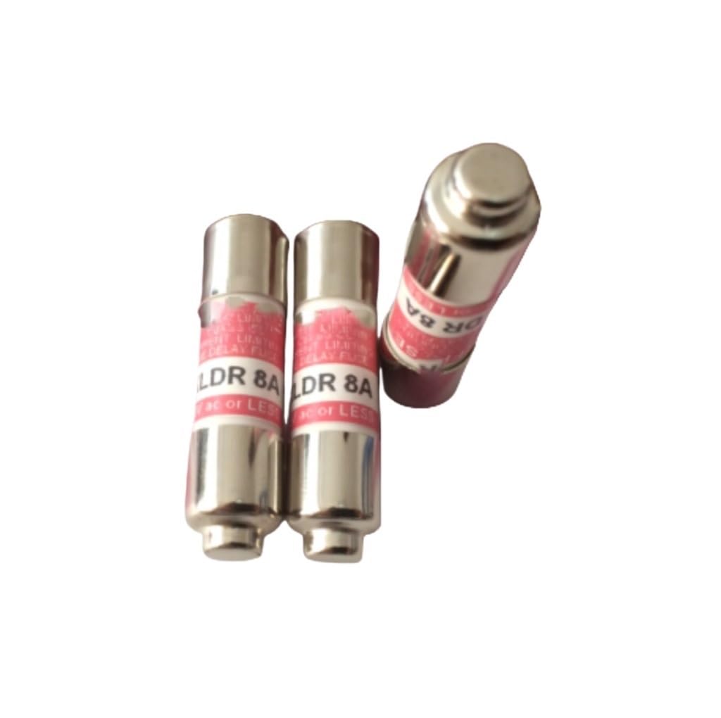 YMUGUEGH 5PCS fuse KLDR 1A 2A 3A 4A 5A 6A 7A 9A 10A 12A 600V 10 * 38 delay fuse(KLDR 7A 600VAC)