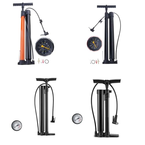 Gonfleur de pneu de vélo haute pression avec pompe manuelle grand débit - 5