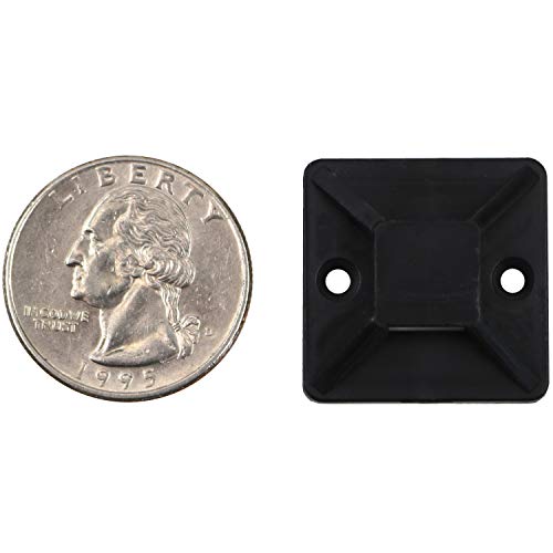 250 AdhesiveBacked Zip Tie Anchors by APTronix. Heavy Duty