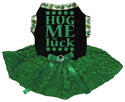 Robe pour chien chic fleurie Hug Me For Luck aux finitions premium - 2