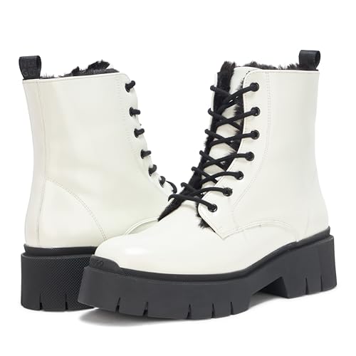 HUGO Women's Kris Chunky Lace Up Boot Fashion3