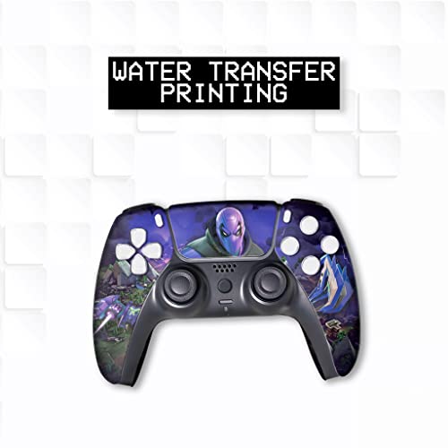 Image of Prowler Fortnight Custom PS-5 Controller Wireless compatible with Play-Station 5 Console by BCB Controllers | Proudly Customized in USA with Permanent HYDRO-DIP Printing (NOT JUST A SKIN) (MODDED)
