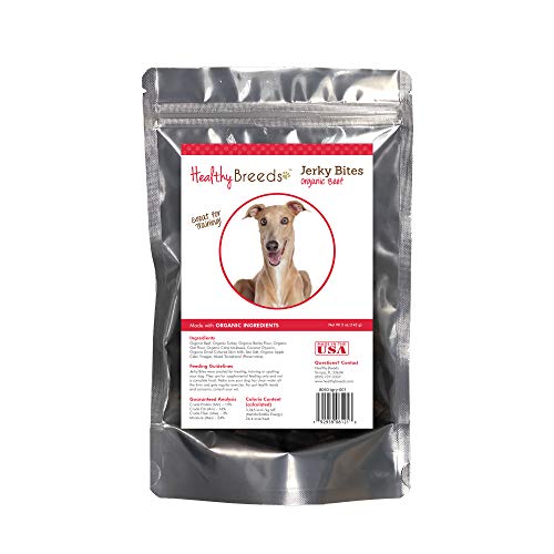Healthy Breeds Italian Greyhound Jerky Bites Beef Recipe Dog Treats 5 oz