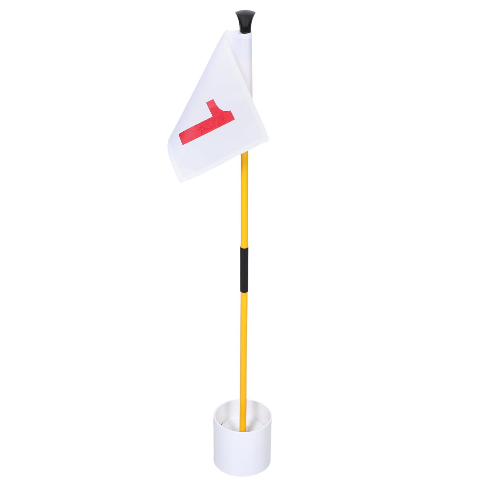 ibasenice Mini banderas de golf con hoyo para putt - 2,72 pies, color