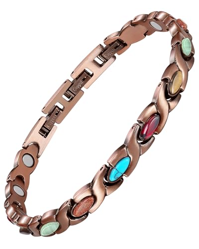 Jecanori Copper Bracelets for Women, Magnetic Bracelets for Women with ...