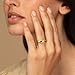 YeGieonr Chunky Gold Statement Rings for Women Non Tarnish 18K Gold-Plated, Waterproof Stainless Steel Gold Ring, Bold Fashion Jewelry for Everyday Wear or Stacking