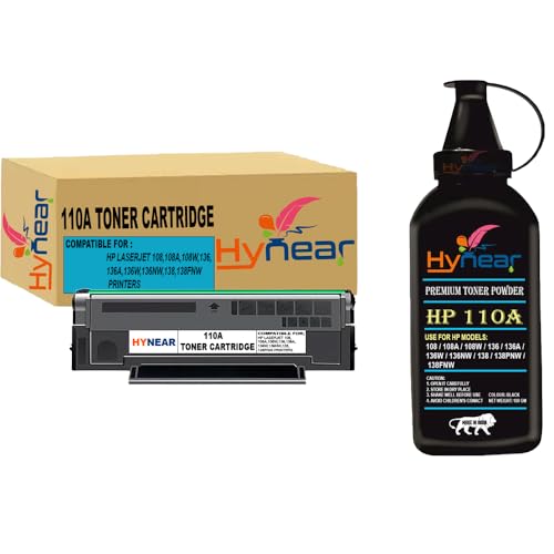 Image of 110A Toner Cartridge with Powder Compatible for HP LaserJet 108,108a,108w,136,136a,136w,136nw,138,138fnw Printers (Toner Cartridge + Powder-1)