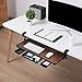 Keyboard Tray Under Desk with Drawer,26.77