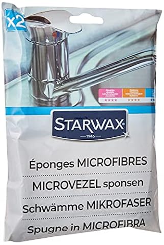 Gąbki z mikrofibry STARWAX - x2 - Idealne do czyszczenia wszystkiego w domu