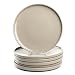 Produktbild LEONARDO HOME Speiseteller ROMA 6er Set  Ø 27 cm  Mikrowellen- & Spülmaschinengeeignet  stapelbar  Keramik Geschirr für 6 Personen  Steingut-Teller mit glasierter Oberfläche  beige  026362
