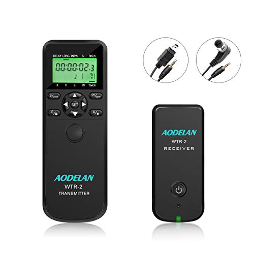 Wireless Shutter Release Intervalometer Timer Remote Control with LCD and HDR for Nikon