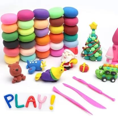 Eclet (Pack of 12) Air Dry Clay, Colorful Children Soft Clay, Creative Art Crafts, Gifts for Kids-Multi Color. Non-Toxic Modeling Magic Fluffy Foam Bouncing Clay Putty Kit for Kids with Tools .113 (B0CJ7D1GJN) Amazon Price History, Amazon Price Tracker