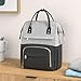 LOVEVOOK Laptop Backpack for Women, Fashion Computer Backpacks Purse, School Student Bookbag for Girl, Business Travel Bags, Doctor Nurse Backpack for Work, Fits 15.6-Inch Laptop, Grey Black