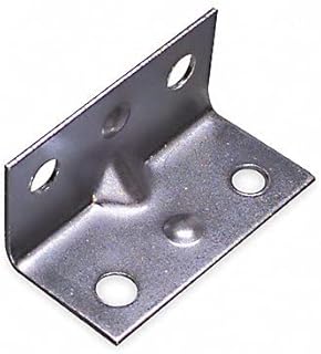 Corner Brace, Steel, 3/4 Wx1 1/2 in L, PK4