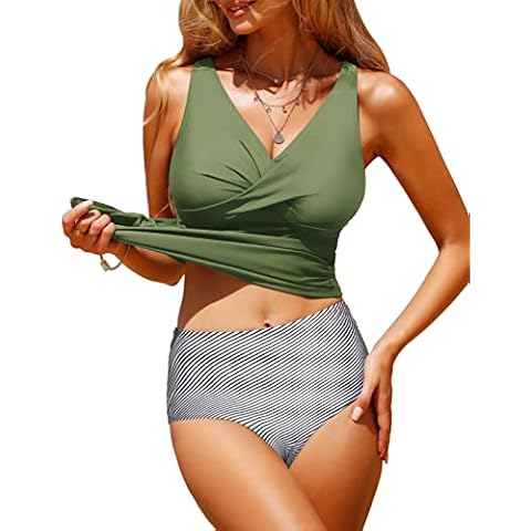 RITOSTA Women's Push Up Tankini Set Cover