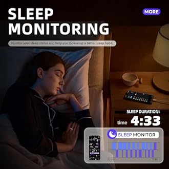 Touch Smart Ring Upgraded Version Health Ring Pro, with Bluetooth Remote Control and Motion Detection, 10ATM Waterproof Fitness Tracker for Men and Women Daily use (Gold Touch, 11)