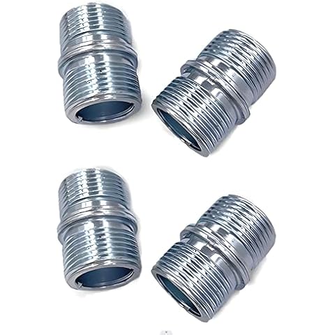 HOWDIA 1"/ 25.4mm Diameter Connectors for Coarse Thread 0.047"/1.2mm Thick wire shelving poles, Pole Connector for Shelf Unit Replacement Parts Storage Shelves Part Metal Rack Updated Version, 4 Pack Cover
