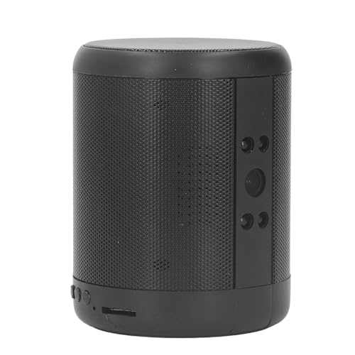 Zunate Camera Bluetooth Speaker, 2K HD Mini WiFi Camera with 140° Viewing Angle, 2 Way Talk, Night Vision, Motion Detection, Remote View